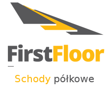 First-Floor - schody półkowe, szklane, Kraków